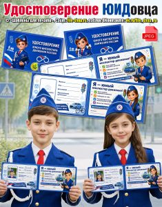 Удостоверение ЮИДовца (шаблоны для изготовления)