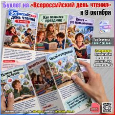 Буклет на Всероссийский день чтения к 9 октября