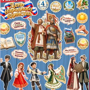 Праздничное оформление на День народного единства к 4 ноября