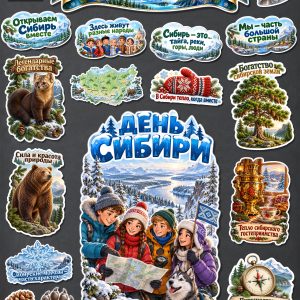 Оформление на День Сибири к 8 ноября