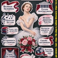 Оформление «Галина Сергеевна Уланова» к занятию «Разговоры о важном» (19 октября 2026) для 6-11 классов