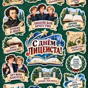 Оформление на Всероссийский День лицеиста к 19 ноября